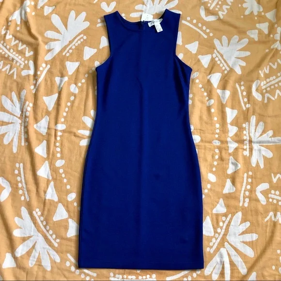 Forever 21 blue bodycon dress S - Picture 2 of 5